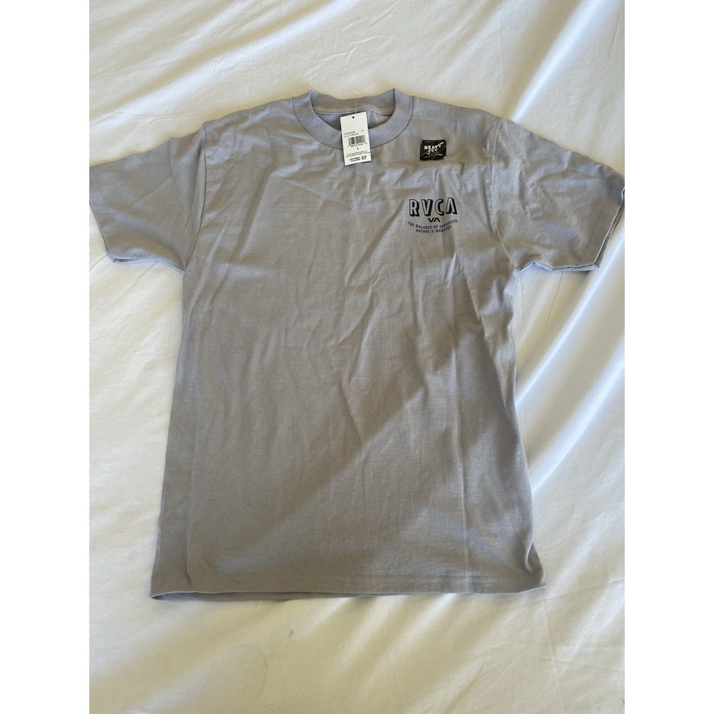 RVCA Shirt Mens Lilac Purple Small Lil Lilly Pad Tee
